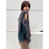 【YUKKOコラボ】MIXヤーンチュニックニット | MURUA | 詳細画像16 