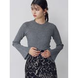 グレー | フレアスリーブニット | MURUA