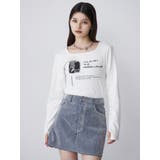 クロップドメッセージトップス | MURUA | 詳細画像4 