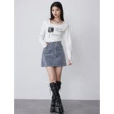 クロップドメッセージトップス | MURUA | 詳細画像7 