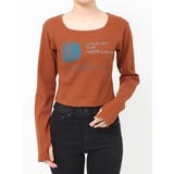 オレンジ | クロップドメッセージトップス | MURUA