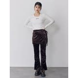 ロゴラメテレコトップス | MURUA | 詳細画像13 