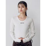 ロゴラメテレコトップス | MURUA | 詳細画像2 