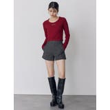 ロゴラメテレコトップス | MURUA | 詳細画像23 