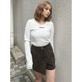 ロゴラメテレコトップス | MURUA | 詳細画像29 