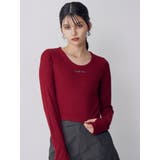 ロゴラメテレコトップス | MURUA | 詳細画像4 