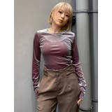 シャンブレーベロアトップス | MURUA | 詳細画像15