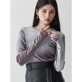 ライトグレー | シャンブレーベロアトップス | MURUA