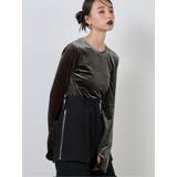 ダークグレー | シャンブレーベロアトップス | MURUA
