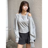 タンクレイヤードスウェットトップス | MURUA | 詳細画像9 