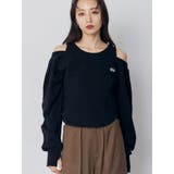 ブラック | タンクレイヤードスウェットトップス | MURUA