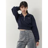 シャツレイヤードハーフジップスウェット | MURUA | 詳細画像10