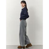 シャツレイヤードハーフジップスウェット | MURUA | 詳細画像12