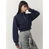 シャツレイヤードハーフジップスウェット | MURUA | 詳細画像19