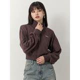 シャツレイヤードハーフジップスウェット | MURUA | 詳細画像23