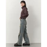 シャツレイヤードハーフジップスウェット | MURUA | 詳細画像24