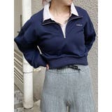 シャツレイヤードハーフジップスウェット | MURUA | 詳細画像29