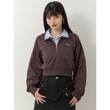 シャツレイヤードハーフジップスウェット | MURUA | 詳細画像3