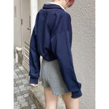 シャツレイヤードハーフジップスウェット | MURUA | 詳細画像31