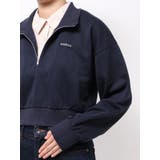 シャツレイヤードハーフジップスウェット | MURUA | 詳細画像38