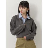 シャツレイヤードハーフジップスウェット | MURUA | 詳細画像4