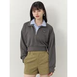 シャツレイヤードハーフジップスウェット | MURUA | 詳細画像5