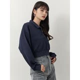 シャツレイヤードハーフジップスウェット | MURUA | 詳細画像9