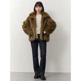 フェイクファーラインジャガードコート | MURUA | 詳細画像11 