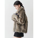 フェイクファーラインジャガードコート | MURUA | 詳細画像15 