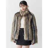 フェイクファーラインジャガードコート | MURUA | 詳細画像19 