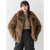 フェイクファーラインジャガードコート | MURUA | 詳細画像22 