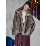 フェイクファーラインジャガードコート | MURUA | 詳細画像29 