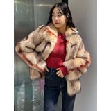 フェイクファーラインジャガードコート | MURUA | 詳細画像36 