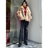 フェイクファーラインジャガードコート | MURUA | 詳細画像38 