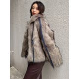 フェイクファーラインジャガードコート | MURUA | 詳細画像41 