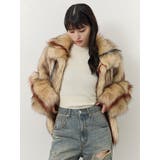 フェイクファーラインジャガードコート | MURUA | 詳細画像5 