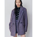 ブルー | シャギーテーラードコート【セット販売対象】 | MURUA