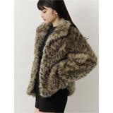 ライトミックス | レオパードフェイクファーコート | MURUA