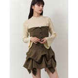 ブラウン | タックバルーンミニジャンスカ | MURUA