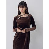 ストリングベロアワンピース | MURUA | 詳細画像12