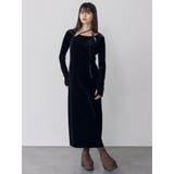 ストリングベロアワンピース | MURUA | 詳細画像4