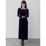 ストリングベロアワンピース | MURUA | 詳細画像5