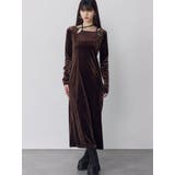 ブラウン | ストリングベロアワンピース | MURUA