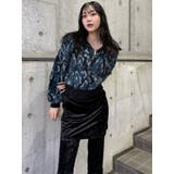 スカートレイヤードシャーリングベロアパンツ | MURUA | 詳細画像15 