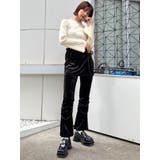 スカートレイヤードシャーリングベロアパンツ | MURUA | 詳細画像20 