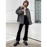 スカートレイヤードシャーリングベロアパンツ | MURUA | 詳細画像23 