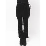 スカートレイヤードシャーリングベロアパンツ | MURUA | 詳細画像24 