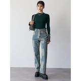 パッチワークフレアデニム | MURUA | 詳細画像15 