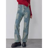 パッチワークフレアデニム | MURUA | 詳細画像2 