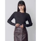 メランジバイカラーリブニット | MURUA | 詳細画像2 